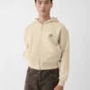 The Gros Grain zipped hoodie Grosgrain logo zip hoodie