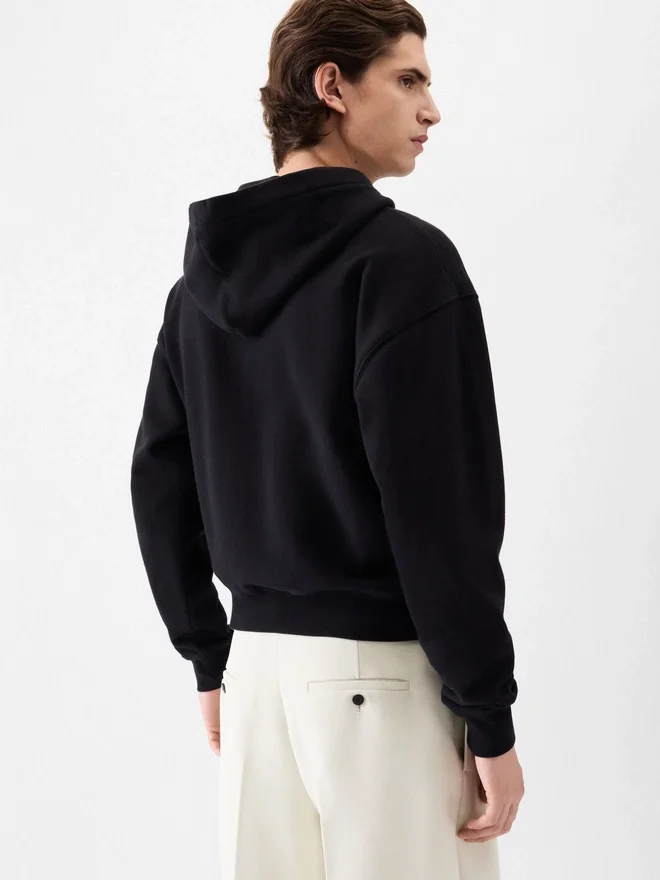 The Gros Grain zipped hoodie Grosgrain logo zip hoodie The Gros Grain zipped hoodie Grosgrain logo zip hoodie