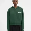 The Gros Grain zipped hoodie Grosgrain logo zip hoodie The Gros Grain zipped hoodie Grosgrain logo zip hoodie