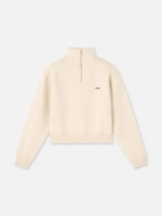 The Gros Grain zipped-rollneck sweatshirt Zip-up sweater