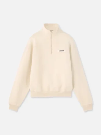 The Gros Grain zipped-rollneck sweatshirt Zip-up sweater