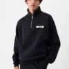 The Gros Grain zipped-rollneck sweatshirt Zip-up sweater