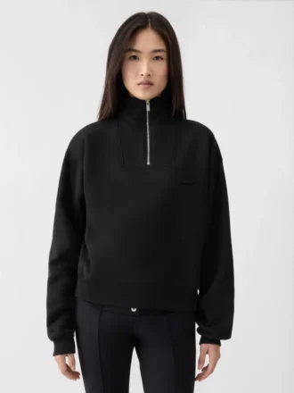 The Gros Grain zipped-rollneck sweatshirt Zip-up sweater
