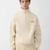 The Gros Grain zipped-rollneck sweatshirt Zip-up sweater
