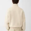 The Gros Grain zipped-rollneck sweatshirt Zip-up sweater