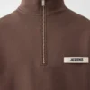 The Gros Grain zipped-rollneck sweatshirt Zip-up sweater