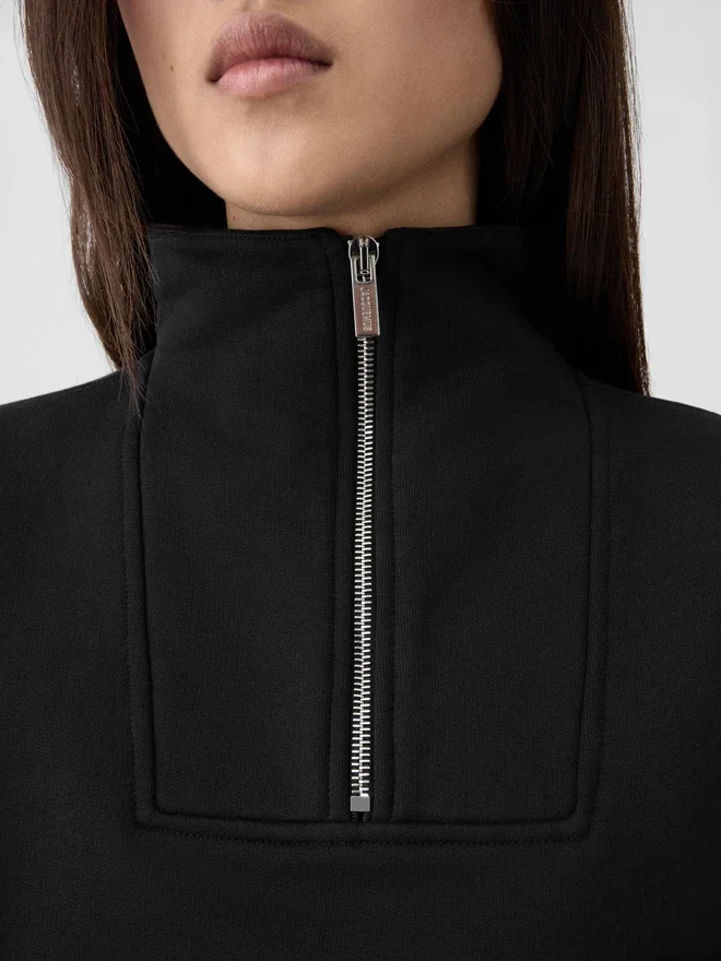The Gros Grain zipped-rollneck sweatshirt Zip-up sweater The Gros Grain zipped-rollneck sweatshirt Zip-up sweater