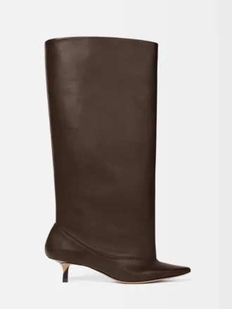 The high Tourni boots Wide knee-high boots