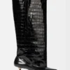 The high Tourni boots Wide knee-high boots