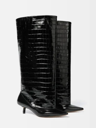 The high Tourni boots Wide knee-high boots