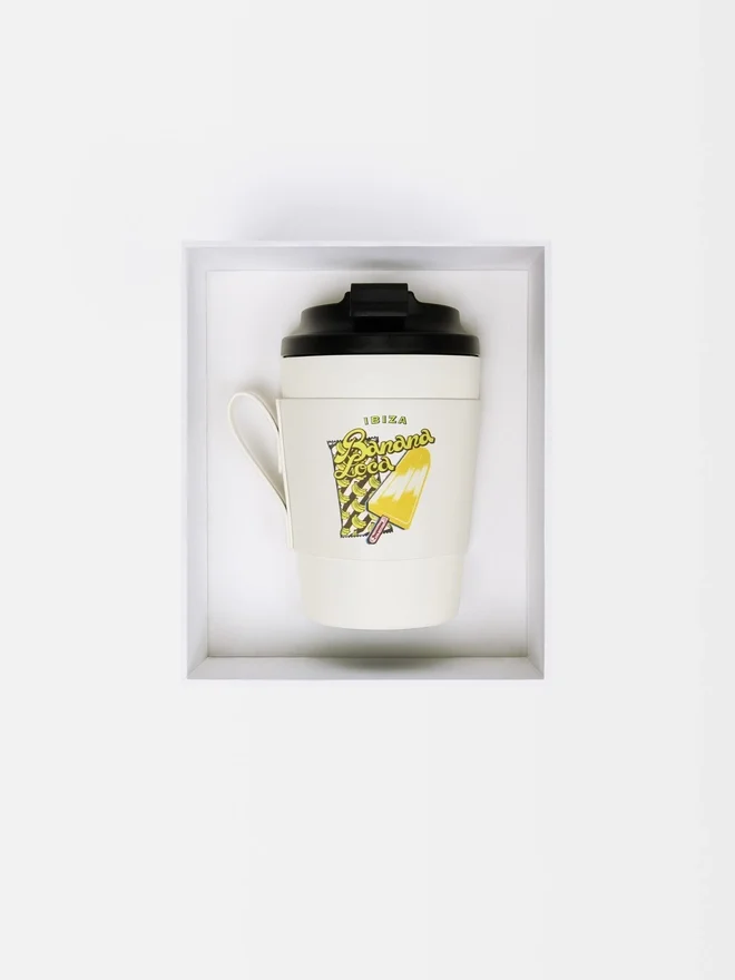 The Ibiza mug Travel mug – sold exclusively online and in our Ibiza resort The Ibiza mug Travel mug – sold exclusively online and in our Ibiza resort