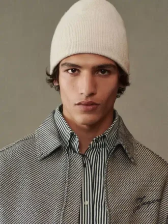 The J beanie Fine-ribbed beanie