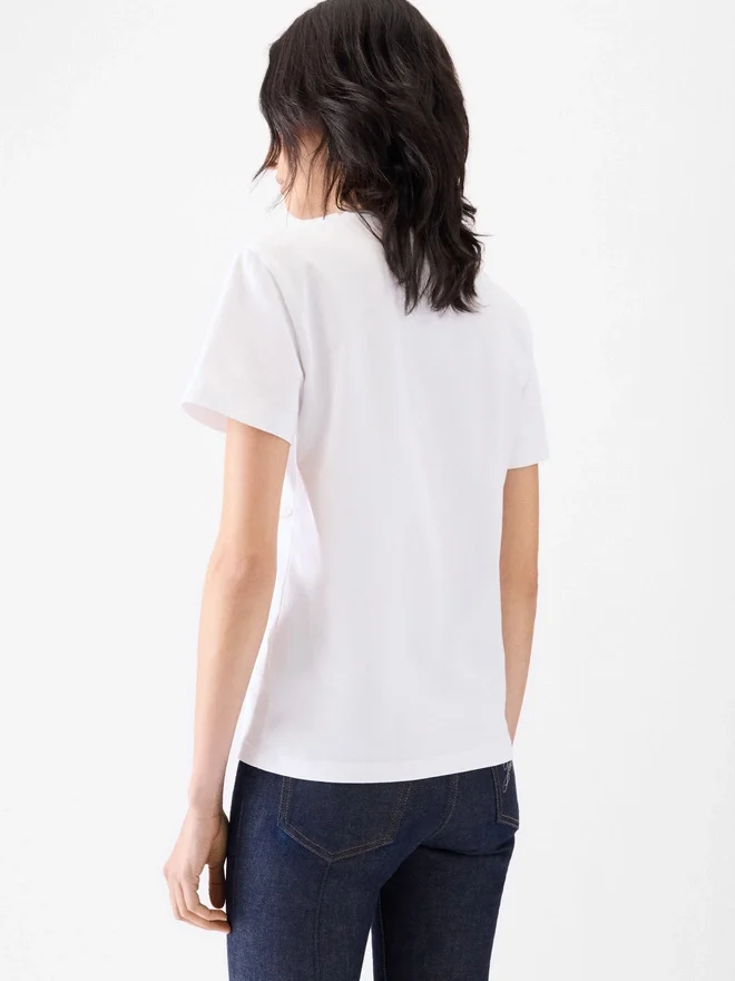 The J t-shirt Embroidered t-shirt The J t-shirt Embroidered t-shirt