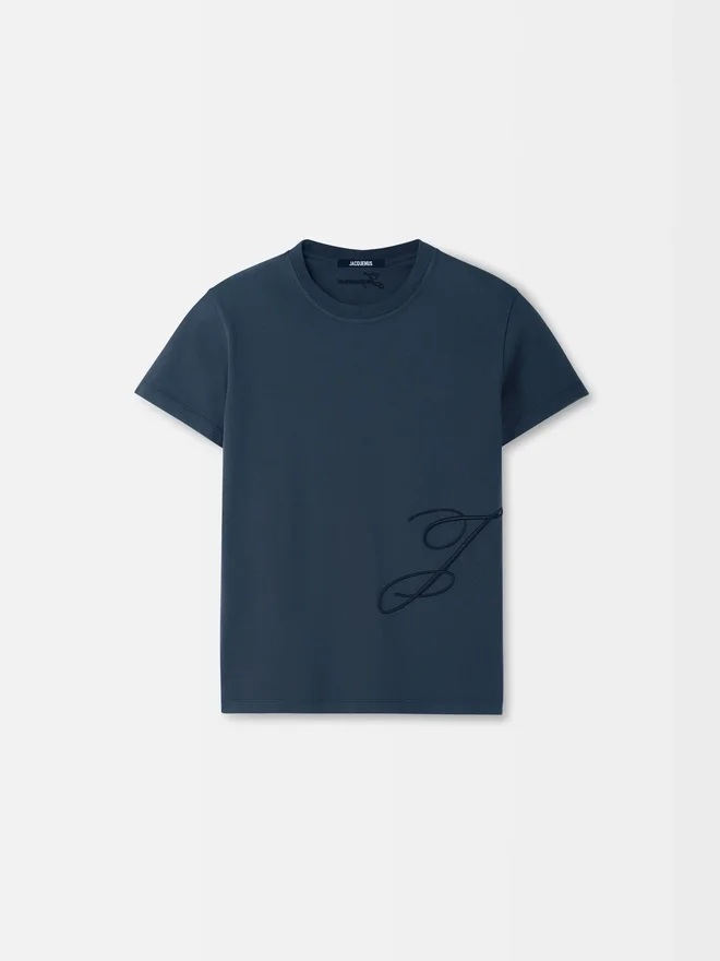 The J t-shirt Embroidered t-shirt The J t-shirt Embroidered t-shirt