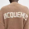 The Jacquemus knit Jacquard logo sweater The Jacquemus knit Jacquard logo sweater