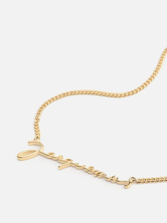 The Jacquemus necklace Signature logo chain necklace The Jacquemus necklace Signature logo chain necklace