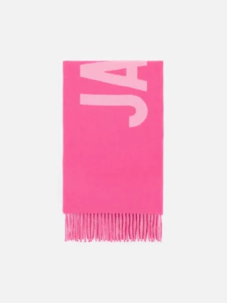 The Jacquemus scarf Fringe logo scarf The Jacquemus scarf Fringe logo scarf