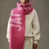 The Jacquemus scarf Fringe logo scarf The Jacquemus scarf Fringe logo scarf
