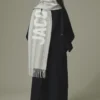 The Jacquemus scarf Fringe logo scarf The Jacquemus scarf Fringe logo scarf