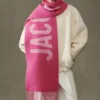 The Jacquemus scarf Fringe logo scarf The Jacquemus scarf Fringe logo scarf