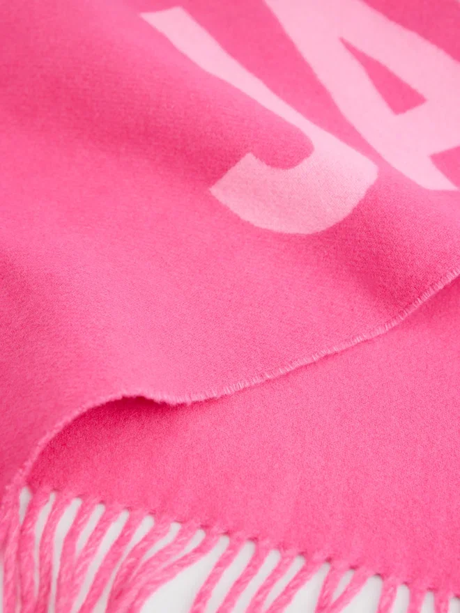 The Jacquemus scarf Fringe logo scarf The Jacquemus scarf Fringe logo scarf