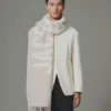 The Jacquemus scarf Fringe logo scarf The Jacquemus scarf Fringe logo scarf