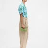 The Jean shirt Palm Trees Star printed short-sleeved shirt The Jean shirt Palm Trees Star printed short-sleeved shirt