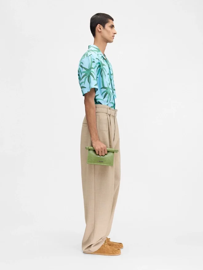 The Jean shirt Palm Trees Star printed short-sleeved shirt The Jean shirt Palm Trees Star printed short-sleeved shirt