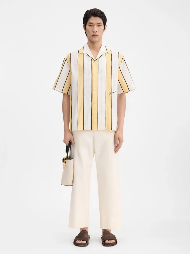 The Jean shirt Striped bowling shirt The Jean shirt Striped bowling shirt
