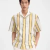The Jean shirt Striped bowling shirt The Jean shirt Striped bowling shirt