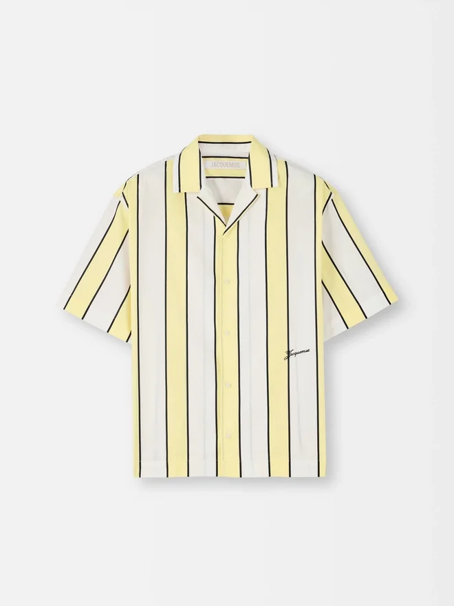 The Jean shirt Striped bowling shirt The Jean shirt Striped bowling shirt