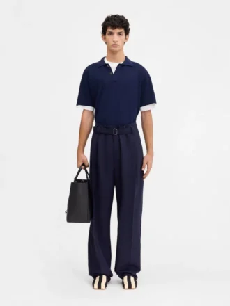 The knit polo shirt Knit polo
