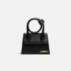 The knot Chiquito Coiled leather handbag
