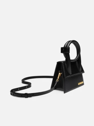The knot Chiquito Coiled leather handbag