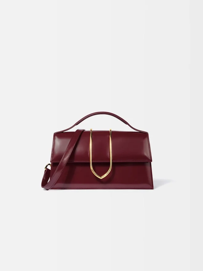 The large Bambino Cross-body metal flap bag The large Bambino Cross-body metal flap bag