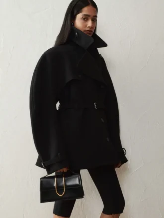 The large Bambino Cross-body metal flap bag