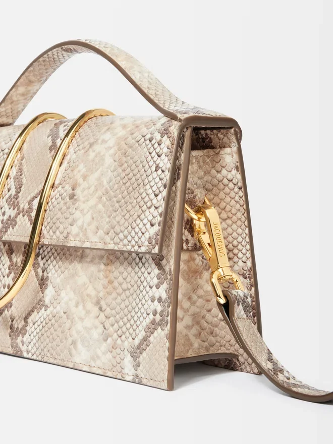 The large Bambino Cross-body metal flap bag The large Bambino Cross-body metal flap bag