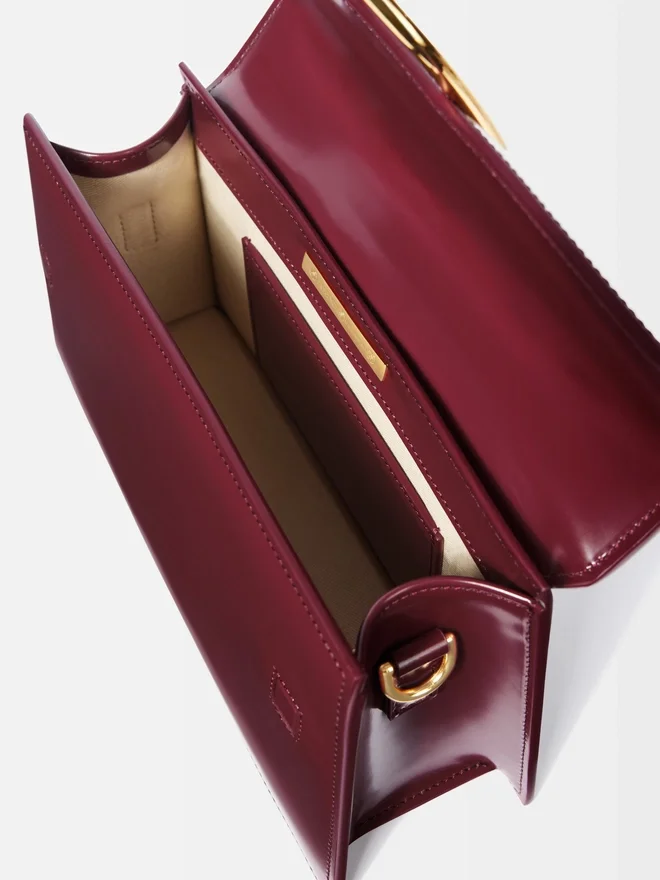 The large Bambino Cross-body metal flap bag The large Bambino Cross-body metal flap bag