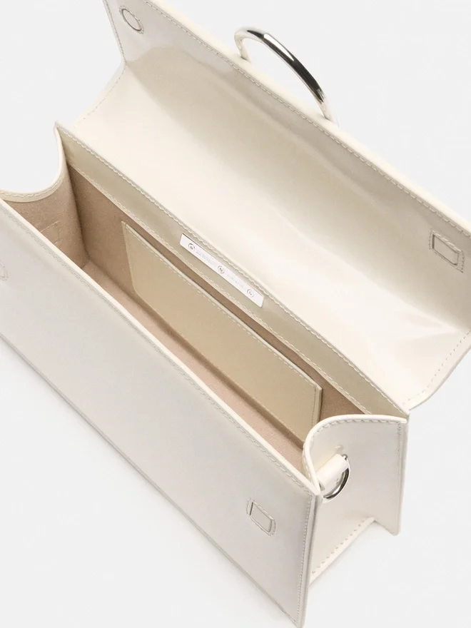 The large Bambino Cross-body metal flap bag The large Bambino Cross-body metal flap bag