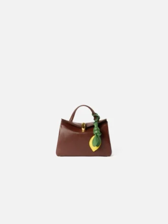 The lemon Knotted lemon-shaped bag charm