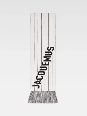 The Liga scarf Striped knit scarf