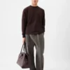 The Lino long-sleeve knit Jacquard signature knit The Lino long-sleeve knit Jacquard signature knit