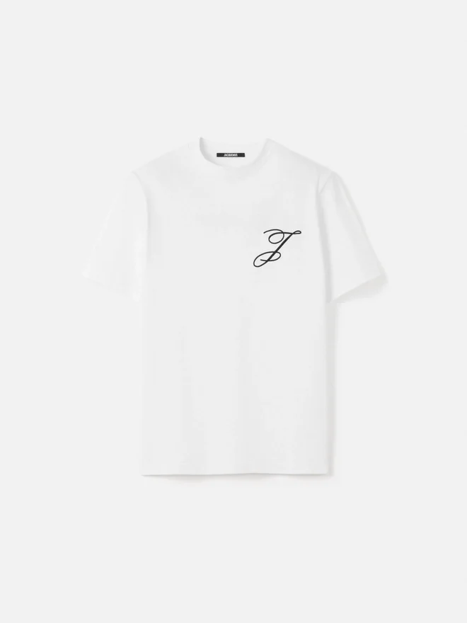The Logo t-shirt Short-sleeve t-shirt with embroidered logos The Logo t-shirt Short-sleeve t-shirt with embroidered logos