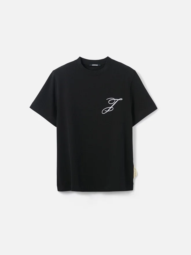 The Logo t-shirt Short-sleeve t-shirt with embroidered logos The Logo t-shirt Short-sleeve t-shirt with embroidered logos
