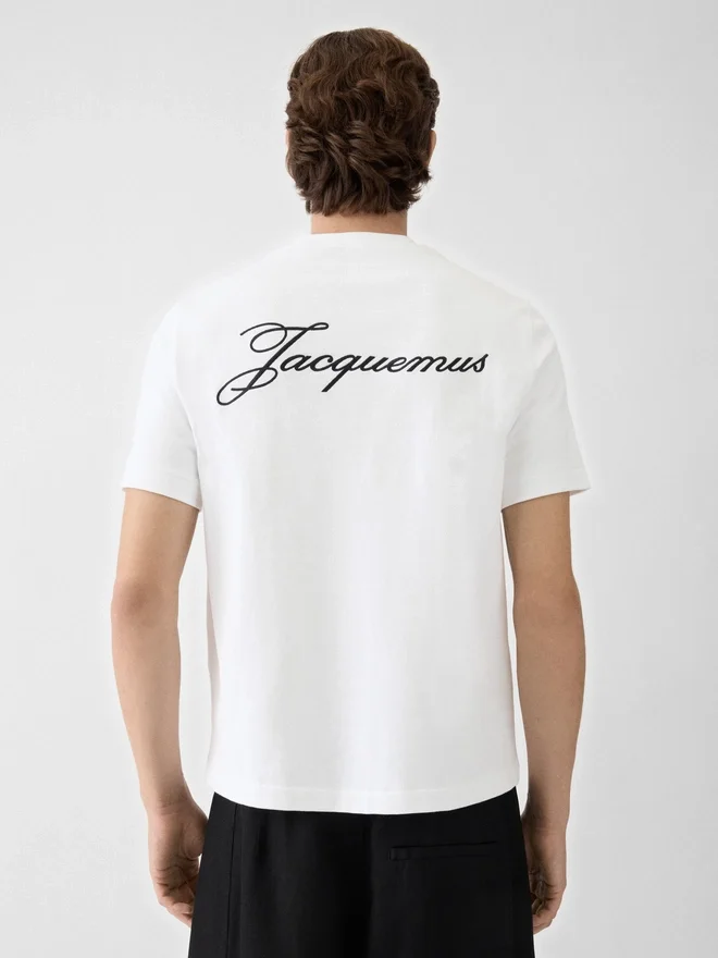 The Logo t-shirt Short-sleeve t-shirt with embroidered logos The Logo t-shirt Short-sleeve t-shirt with embroidered logos