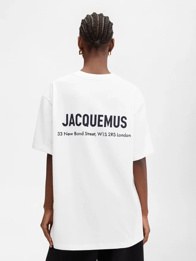 The London address t-shirt Short-sleeved t-shirt with logo and address – sold exclusively online and in our London store The London address t-shirt Short-sleeved t-shirt with logo and address – sold exclusively online and in our London store