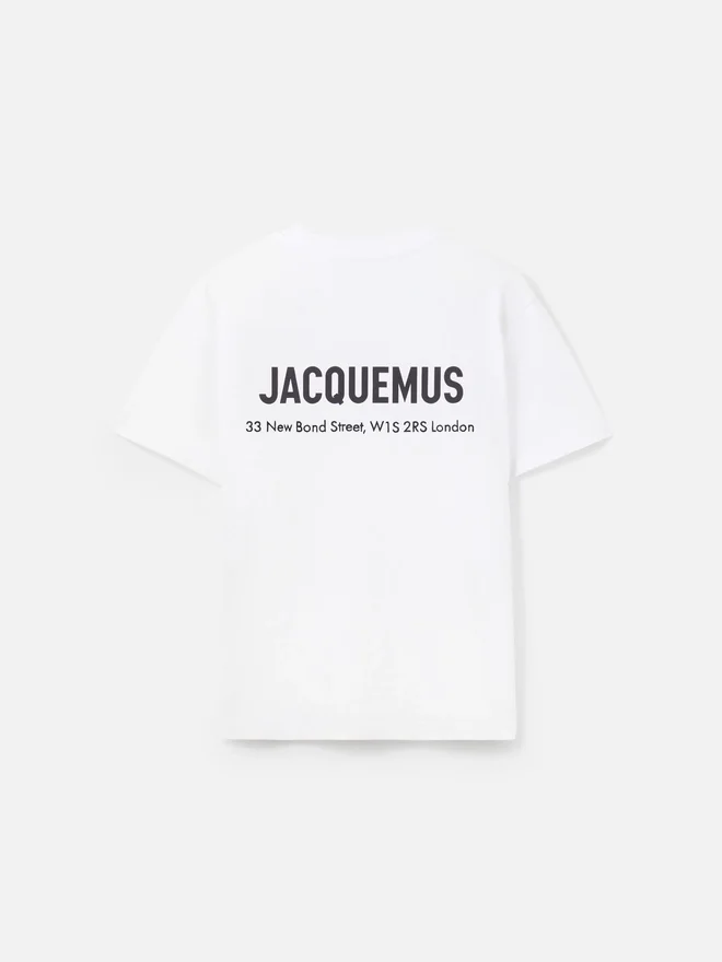 The London address t-shirt Short-sleeved t-shirt with logo and address – sold exclusively online and in our London store The London address t-shirt Short-sleeved t-shirt with logo and address – sold exclusively online and in our London store