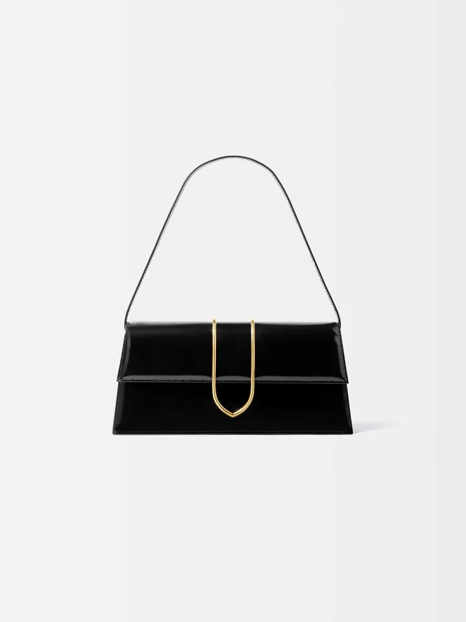 The long Bambino Long metal flap bag The long Bambino Long metal flap bag