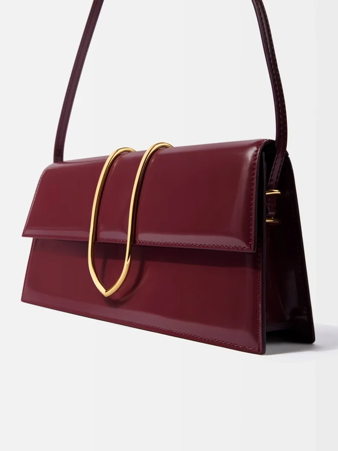The long Bambino Long metal flap bag The long Bambino Long metal flap bag