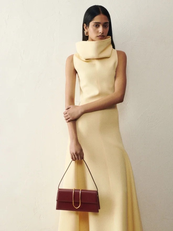 The long Bambino Long metal flap bag The long Bambino Long metal flap bag